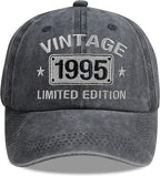 Vintage 2005 1995 1985 1975 1965 1955 1945 1935 1925 Limited Edition Embroidered Adjustable Baseball Cap 811CplP5wqL._AC_SX569.jpg