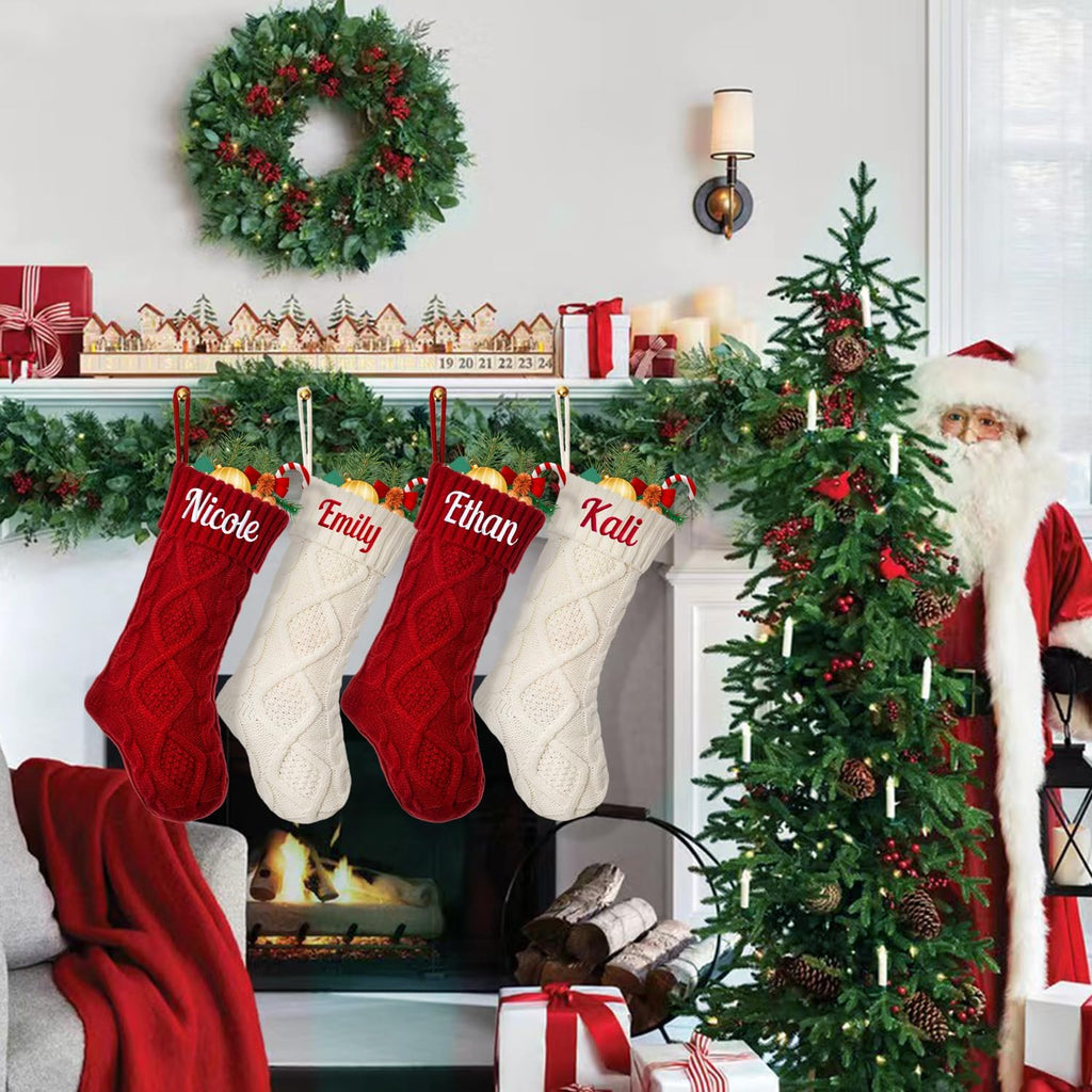Personalized Christmas Stockings,Embroidered Christmas Stocking with name,Christmas Gift,Knit Christmas Stockings,Monogram Family Stockings 813mBPeXMqL._AC_SL1500.jpg