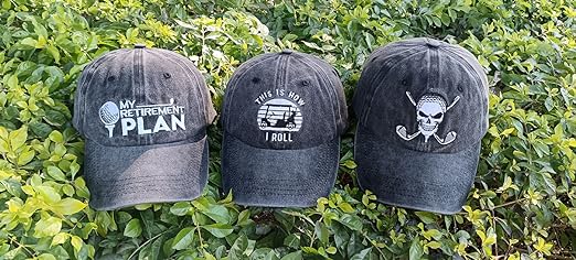 Golf Ball My Retirement Plan Personalized Embroidery Cap - Gift For Golf Dad Golf Mom Golf Father Golf Mother 81GHc_by41L.SX522.jpg?v=1742187809