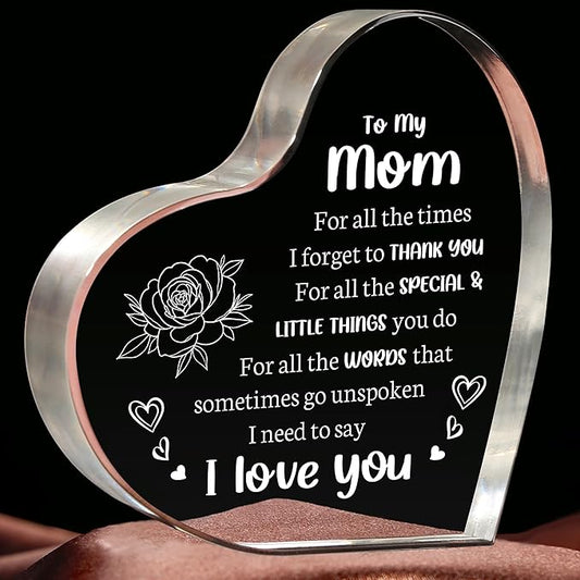 Mothers Day Gifts for Mom, Mom Birthday Gifts - Heart Shaped Acrylic Keepsake I Love You Mom Gifts from Son - Best Christmas Mother's Day Gifts from Daughter 81NZ197M_PL._AC_SX679.jpg