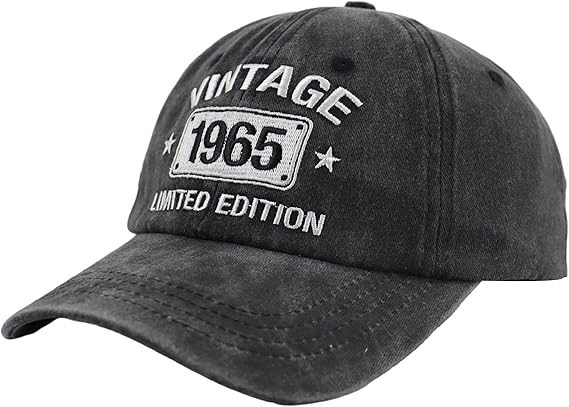 60th Birthday Gifts for Men Women Hats Vintage 1964 Blue Baseball Cap Personalized Embroidery cap for Grandpa 81Q1LrbVvyL._AC_SX569.jpg