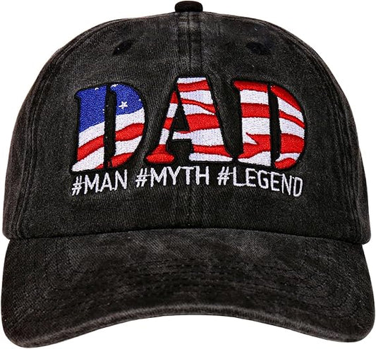 Dad Hat, Dad Hats for Fathers Day, Dad Hats for Men, Gifts for Dad, Baseball Cap for Men for Fathers Day, Birthday and Christmas, Unique Embroidery with Quote 'The Man, The Myth, The Legend' 81SsyrvaSaL._AC_SX569.jpg