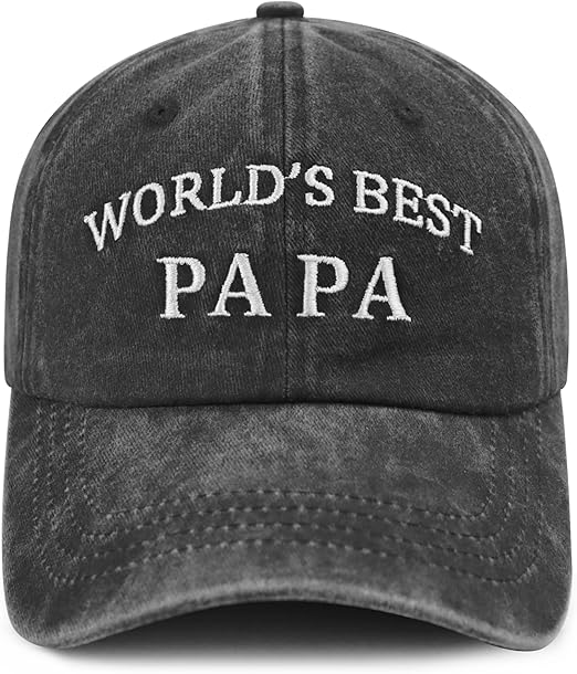 World's Best Paw Paw Papa Uncle Hat for Grandpa Dad Men, Funny Adjustable Cotton Embroidered Grandfather Father Baseball Cap 81T-wGWTICL._AC_SX522.jpg
