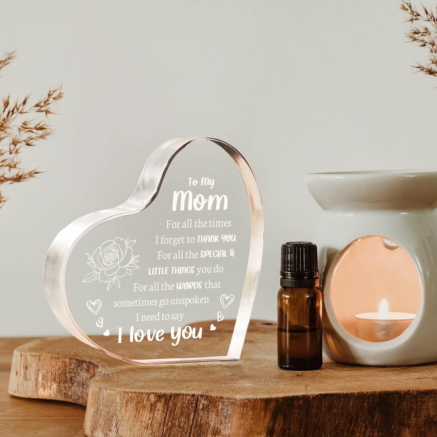 Mothers Day Gifts for Mom, Mom Birthday Gifts - Heart Shaped Acrylic Keepsake I Love You Mom Gifts from Son - Best Christmas Mother's Day Gifts from Daughter 81U_6XLCvL._AC_SL1500.jpg