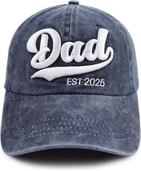 Mom and Dad EST 2025 Hat, Embroidered Adjustable Cotton New Parents Gifts Baseball Cap 81_otWXyXyL._AC_SX466.jpg
