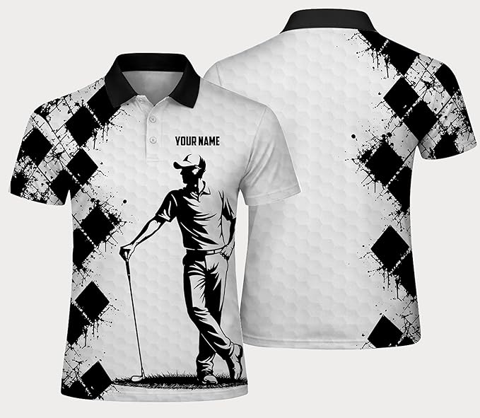 Pickit Custom Name Golf Polo Shirt Black White 81hyHytxVoL._AC_SX679.jpg