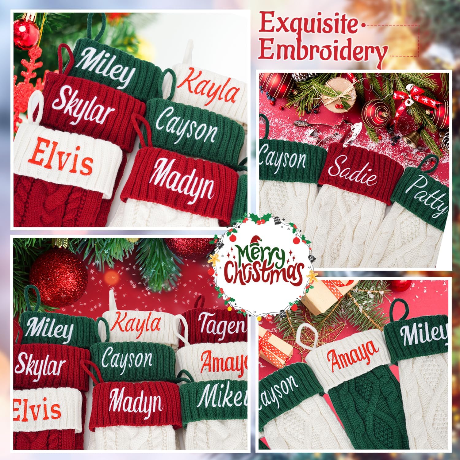 Personalized Christmas Stockings,Embroidered Christmas Stocking with name,Christmas Gift,Knit Christmas Stockings,Monogram Family Stockings 81iEk3VEBEL._AC_SL1500.jpg