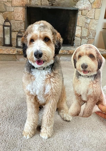 Dog Picture Pillow Custom Pet Pillow Dog Pillows Gift Custom 3D Pet Pillow from Photo | Personalized Dog/Cat Shaped Throw Pillow 81l1Qq1lhqL._AC_SY879__1.jpg