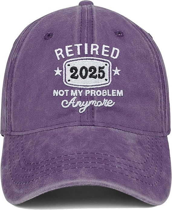 Retirement Gifts for Men Women 2025 Retired Hat Gift Ideas Embroidered Baseball Cap 81ljM63fNHL._AC_SX569.jpg