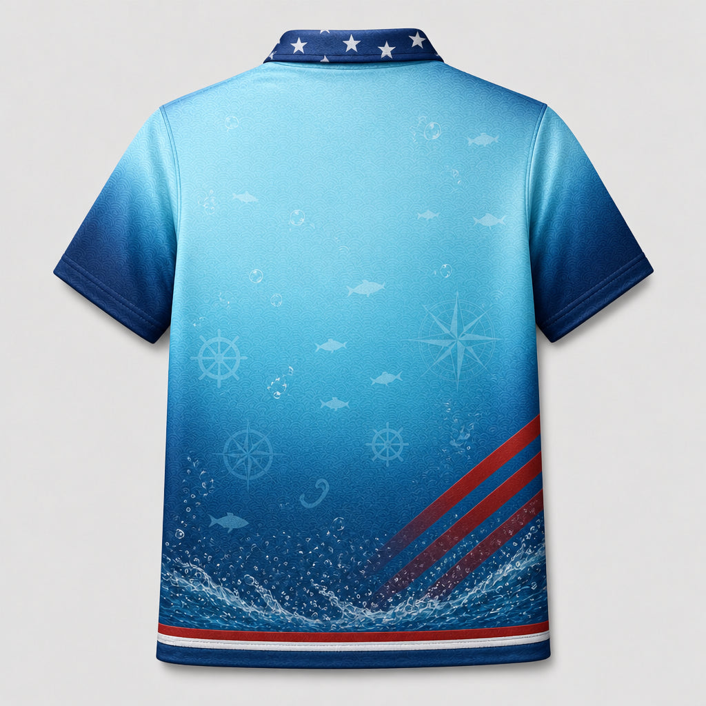 Patriotic Splash Fish Kids Name AOP Polo - Personalized Polo shirt - All over printed 8264bd2d-14cb-41df-bc49-3e5a0cae5fcb.jpg