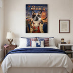250th America - Pet's Portrait Canvas Poster
