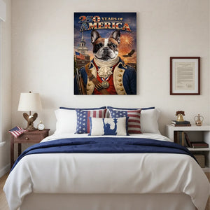 250th America - Pet's Portrait Canvas Poster