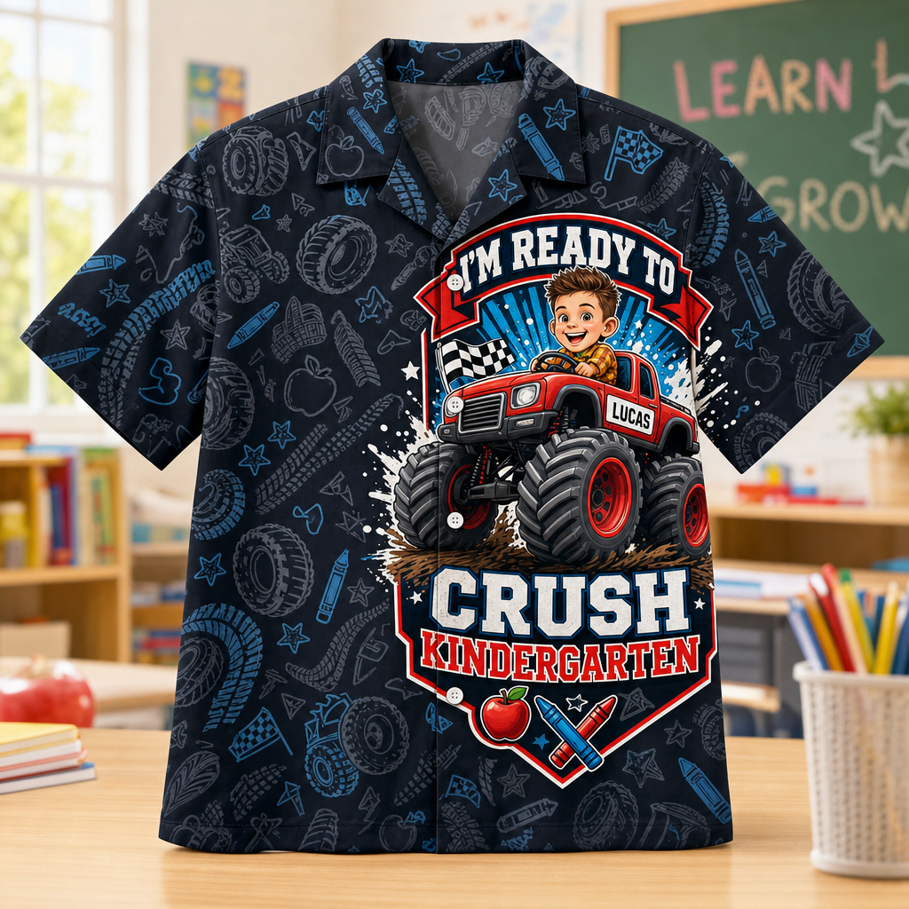 Ready To Crush Kindergarten Monster Truck Photo Kids Hawaiian Shirt - Personalized Hawaiian Kids Shirt - AOP 832f9dd8-f2e0-45ab-a019-be68c1f0782c.png