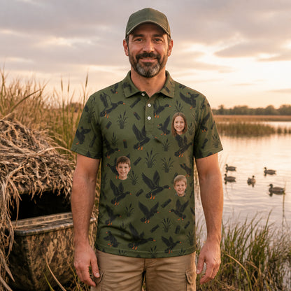 Duck Hunter AOP Polo – Olive Reeds Pattern - Polo shirt - All over printed 8374b700-886f-4a04-95d6-996437877f78.jpg