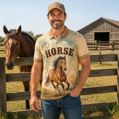Rustic Ranch Horse AOP Polo - Polo shirt - All over printed 837bcb54-9f21-4c97-abef-a5c77e95d224.jpg