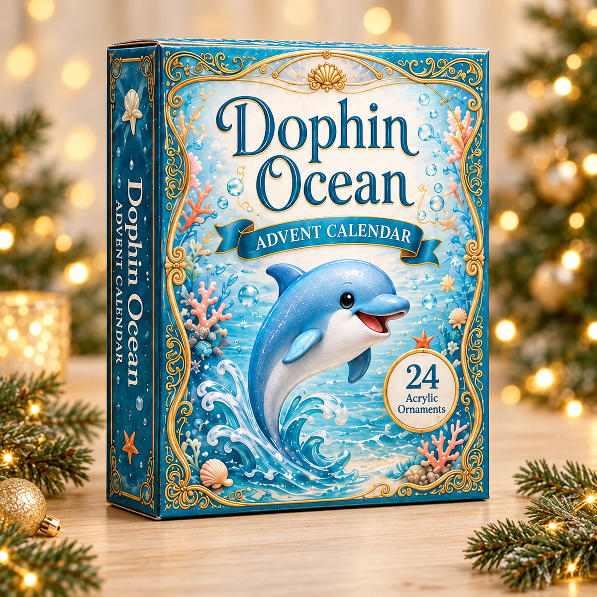 Dolphin Ocean Advent Calendar 2026 - 24-Day Festive Countdown, Acrylic Charms Blind Box - Gift For Ocean Lovers 840bc97f-57ce-41b0-8f03-07774a6e323c-dolphin-box.png