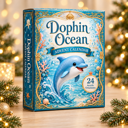 Dolphin Ocean Advent Calendar 2026 - 24-Day Festive Countdown, Acrylic Charms Blind Box - Gift For Ocean Lovers 840bc97f-57ce-41b0-8f03-07774a6e323c-dolphin-box.png