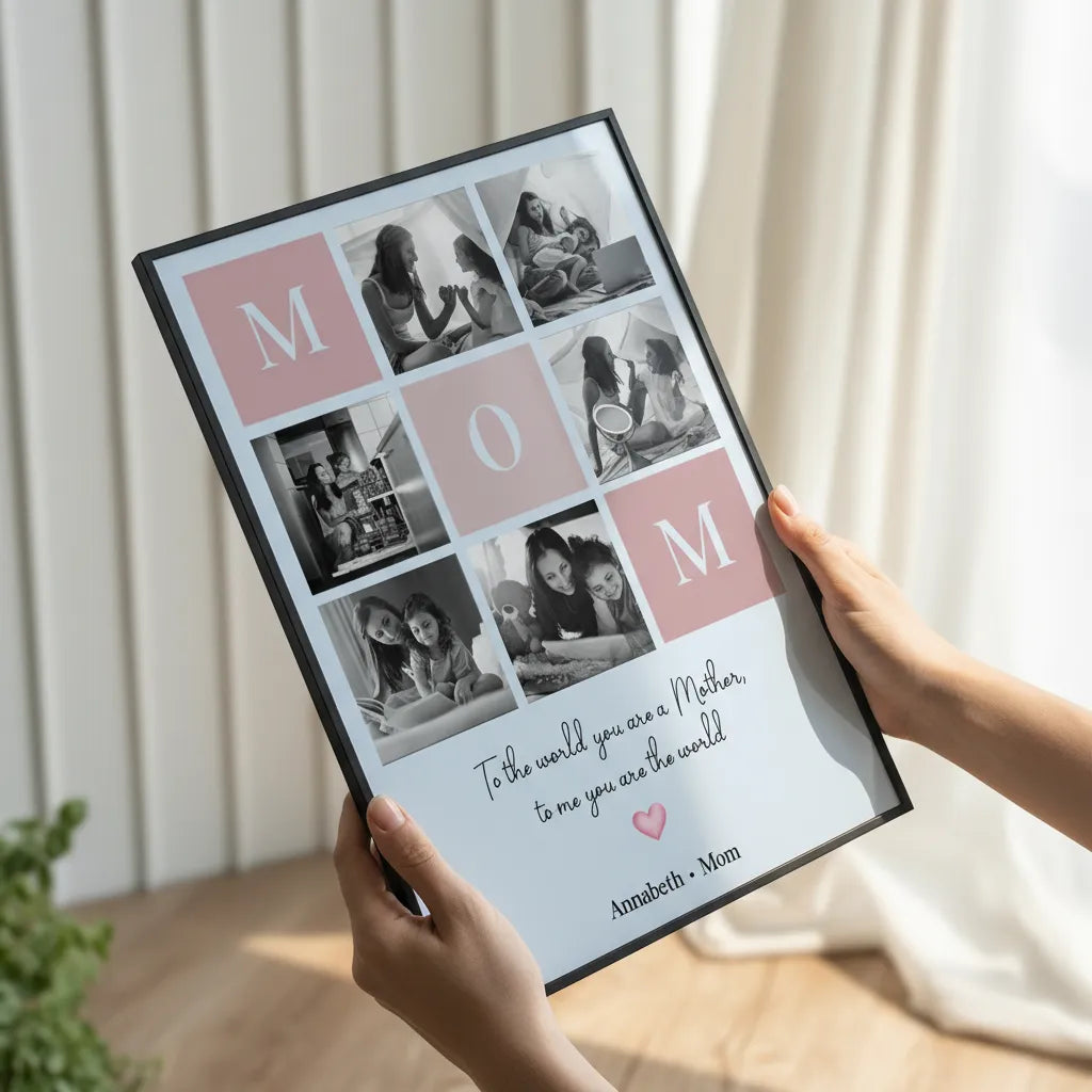 Beautiful Moments Memory Collage - Personalized Photo Poster