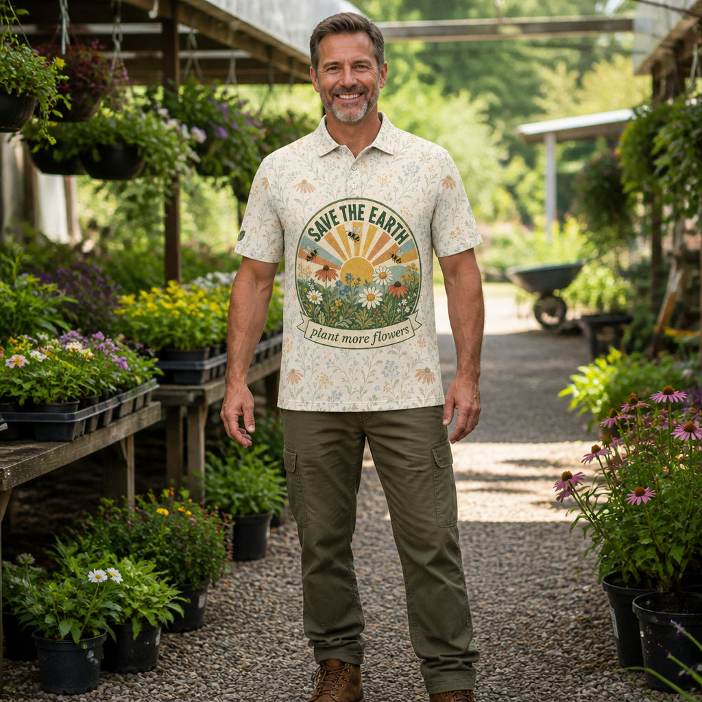 Save The Earth – Plant More Flowers Eco Badge Polo - Polo shirt - All over printed 846d2048-8dea-4bbc-a4f2-bdc288774644.jpg