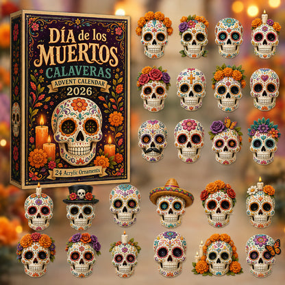 Dia de los Muertos Calaveras Advent Calendar 2026 - 24-Day Festive Countdown, Acrylic Charms Blind Box - Gift For Family & Friends 8557611e-4921-4860-a66d-08551feefc83-day-of-the-dead.jpg