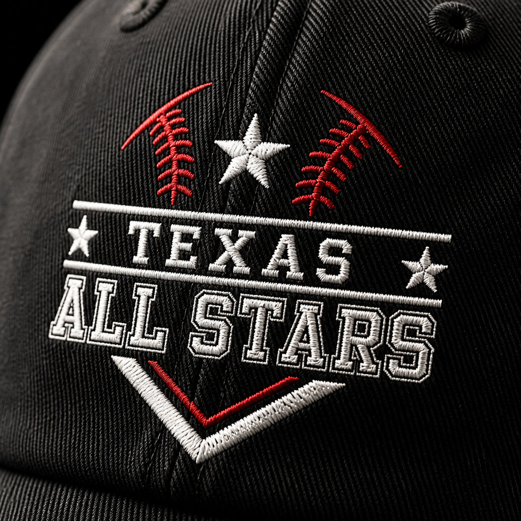 Texas All Stars Baseball Cap - How it is made