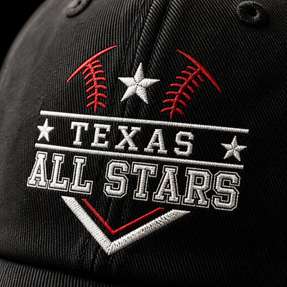 Texas All Stars Baseball Cap - How it is made