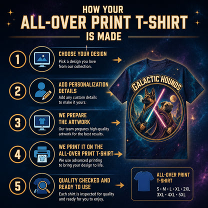 Galactic Hounds – Space Guardians Tee - How it is made