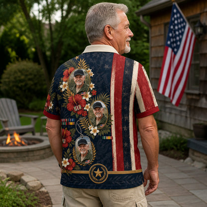 Custom Photo Veterans Hawaiian Shirt - How to customize