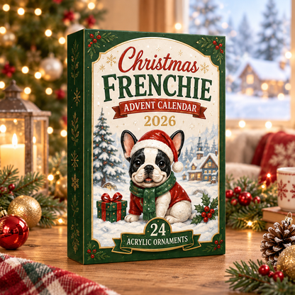 Christmas Frenchie Advent Calendar 2026 - 24-Day Festive Countdown, Acrylic Charms Blind Box - Gift For French Bulldog Lovers 862cd43f-d9e8-4378-b3d1-70c2071fb680-frenchie-box.png