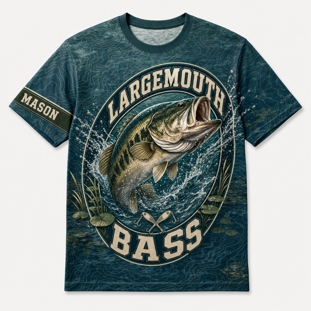 Largemouth Bass Angler AOP Tee — Custom Name - Personalized T-Shirt - All Over Printed 86d33ee8-ff96-4d2e-9d04-83b5e2c1ca36.png