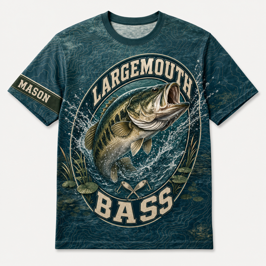 Largemouth Bass Angler AOP Tee — Custom Name - Personalized T-Shirt - All Over Printed 86d33ee8-ff96-4d2e-9d04-83b5e2c1ca36.png