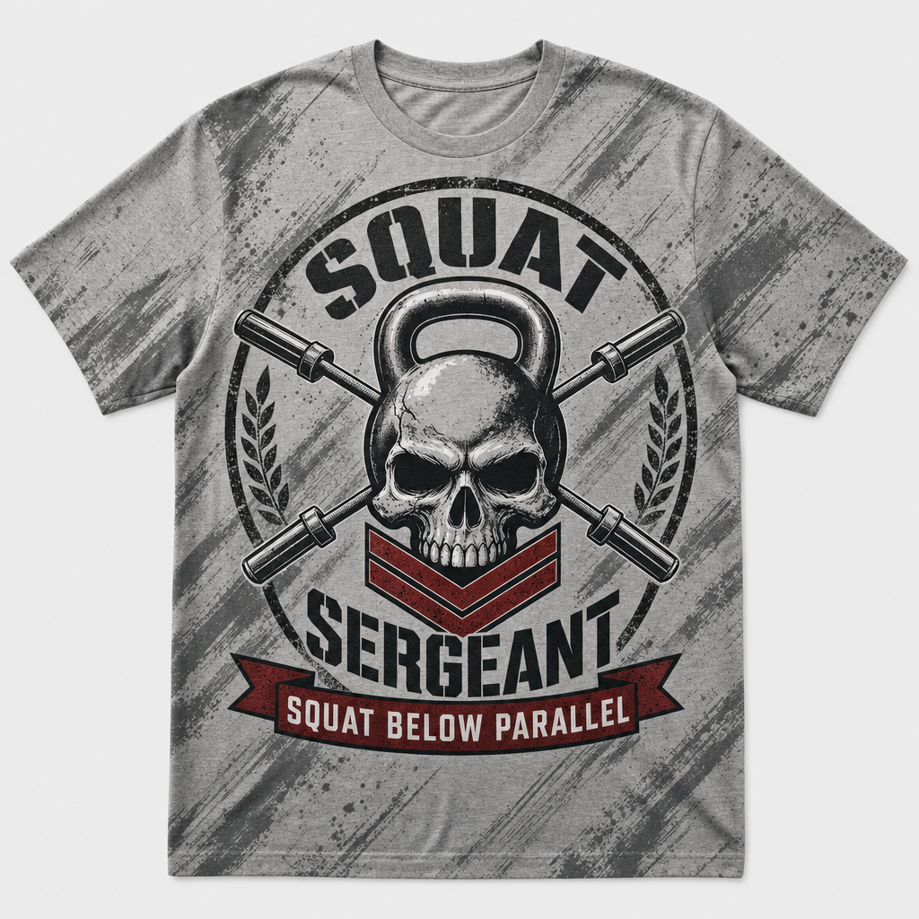 Squat Sergeant – Gym Rank Skull AOP Tee - T-Shirt - All over printed 879c0ebe-a60f-41d4-8d54-1a81e70a4f14.png