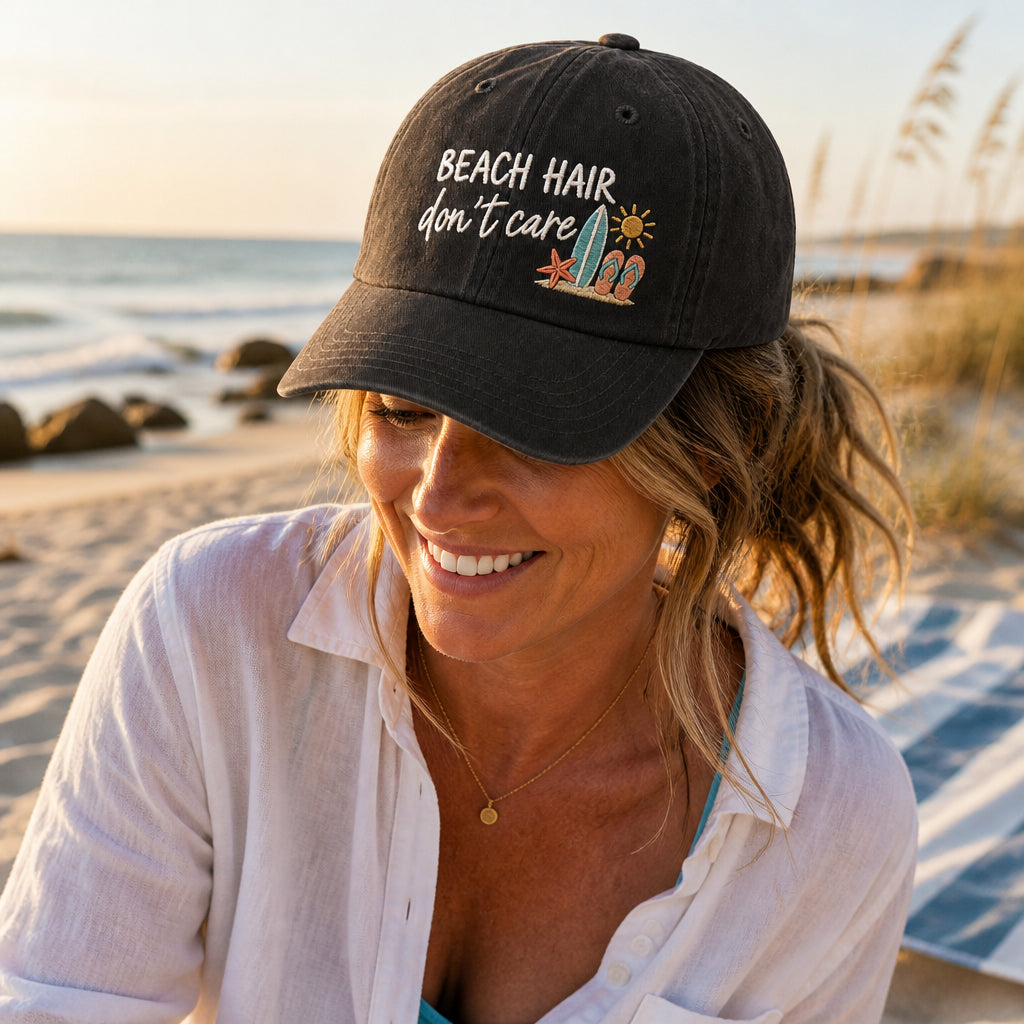 Beach Hair Dont Care Cap - Lifestyle 1