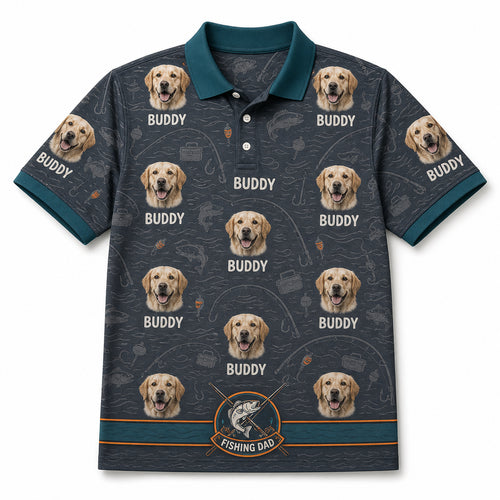 Fishing Dad Photo Polo - Hero