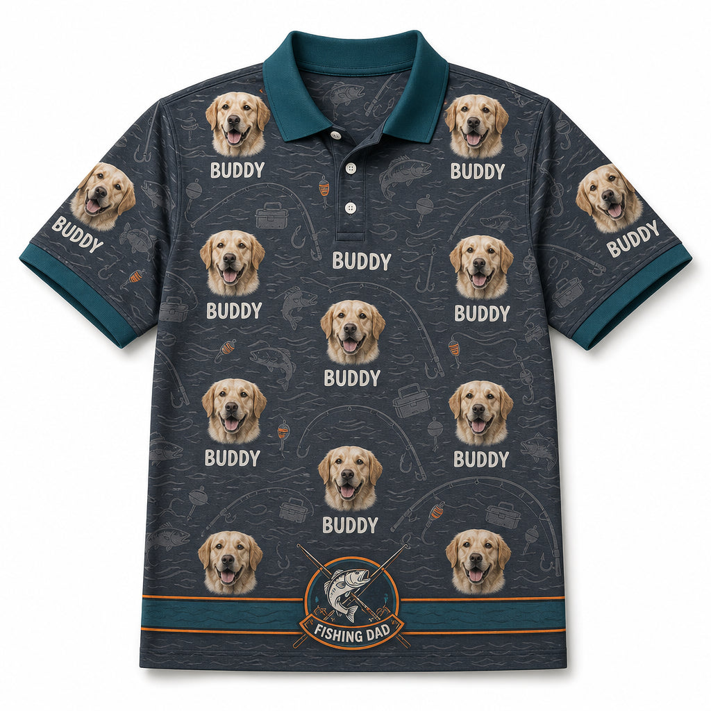 Fishing Dad Photo Polo - Hero