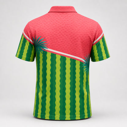 Watermelon Golf Parrot Polo – Custom Name & Team - Personalized Polo shirt - All over printed 890faca1-20e9-40dc-b224-eea7d9fab475.jpg