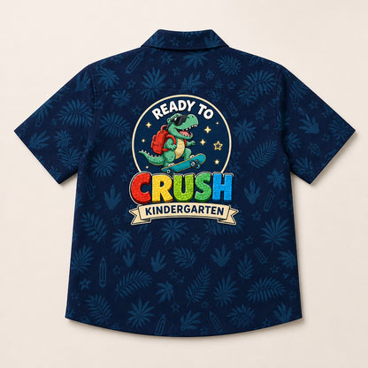 Ready to Crush Kindergarten Dino – Kids Hawaiian AOP - Hawaiian Kids Shirt - AOP 891485dd-f98d-463b-b607-f5ed73fbbed3.jpg