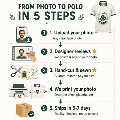 Plant Daddy Botanical Badge Polo - Polo shirt - All over printed 896b2bbd-c334-425b-9fbb-2fcae028ffb6.jpg