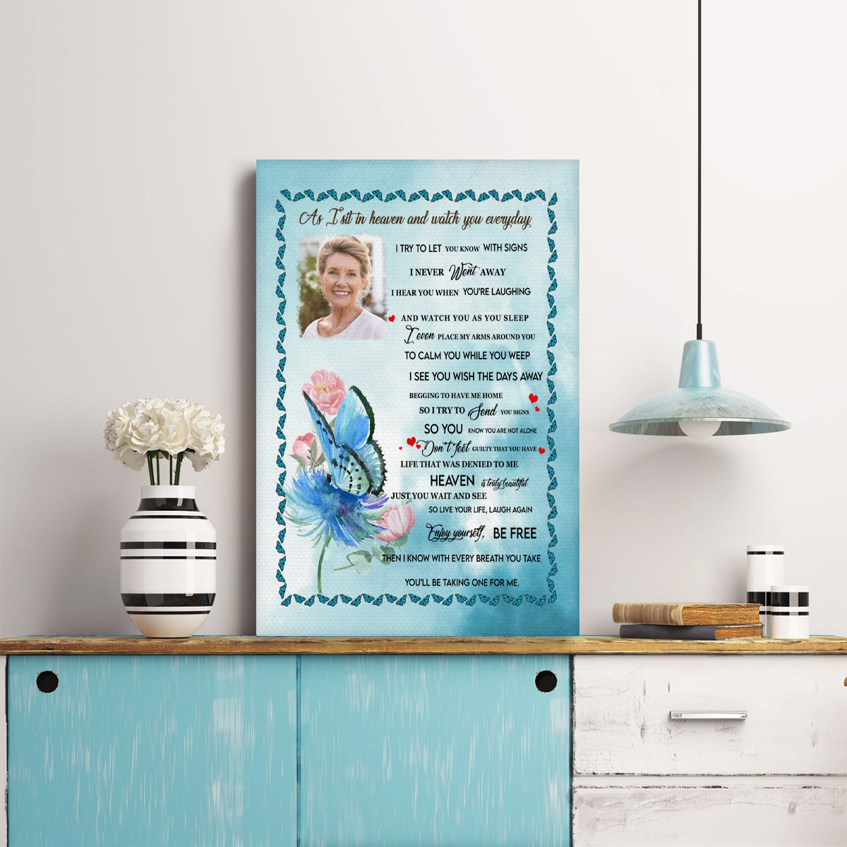 As I Sit In Heaven Blue Butterfly Custom Photo Blanket Memorial 8_2_b8ff65aa-d148-4d81-b0c8-901fdc639d04.png