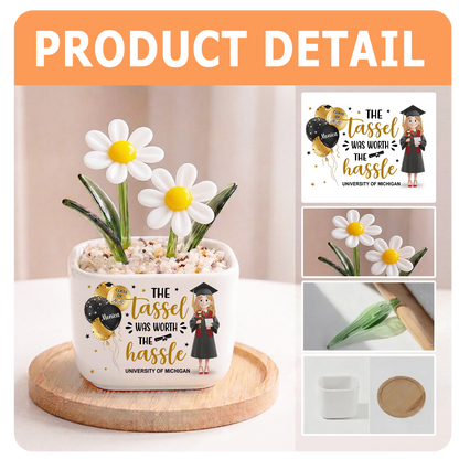 Graduation 2026 - Personalized Glass Everlasting Flowers