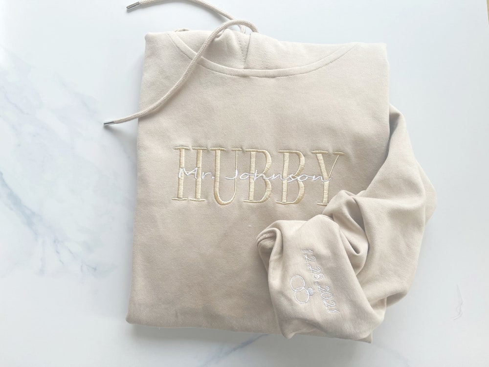 Personalized Embroidered Wifey Hubby Sweatshirt, Custom Last Name Bridal Crewneck, Gift For Couple Matching Hoodie 8_2eb39cce-1b0e-437e-afc1-64a3039f73f4.jpg