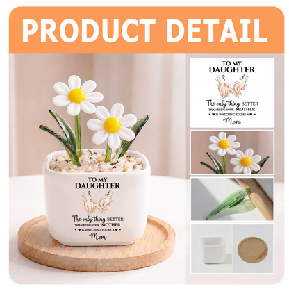 Holding Hands - Personalized Glass Everlasting Flowers