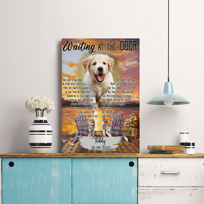 Personalized Dog Memorial Blanket - I Was Just A Pup When We First Met - Dog Memorial Gift For Him 8_8630d2ee-ba78-4bd2-94fa-d5cd954a03a4.png