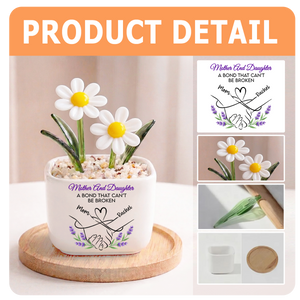 Holding Hands - Personalized Glass Everlasting Flowers