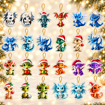 Dragon Advent Calendar | 24PCS Acrylic Ornaments | Fantasy Christmas Countdown | Cute Dragon Decor | Gift for Dragon Lovers | Birthday Gift For Kid 8ae5e5ab-b02c-409b-8d45-2f87bae2c0e1-Festive-24-Dragon-Charm-Collection.png