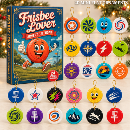 Frisbee Lover Advent Calendar 2026 - 24-Day Festive Countdown, Acrylic Charms Blind Box - Gift For Frisbee Lovers 8b5716df-9dea-49dd-be46-007337a039d8-frisbee-text.png