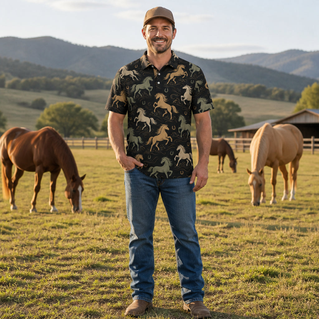Windborne Horses All-Over Print Polo - Polo shirt - All over printed 8ceb2c95-7dbd-472b-a2e4-2822e4b07b28.jpg