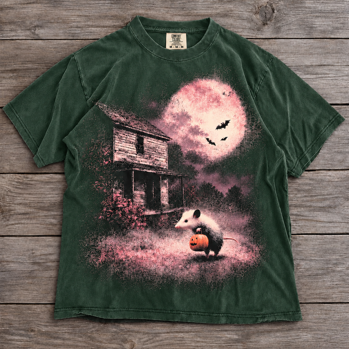Possum After Dark Halloween T-Shirt – Funny Spooky Opossum Pumpkin Graphic Tee, Haunted House Moonlight Shirt for Weird & Wild Halloween Lovers 8cfb7aa9-d12e-4458-8d8a-a1164c2ee955-xanh-c-chu-t.png