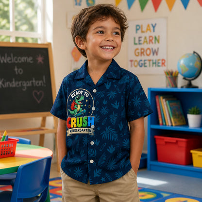 Ready to Crush Kindergarten Dino – Kids Hawaiian AOP - Hawaiian Kids Shirt - AOP 8db46f3b-35e0-4299-97cc-f2ce37c1781e.jpg