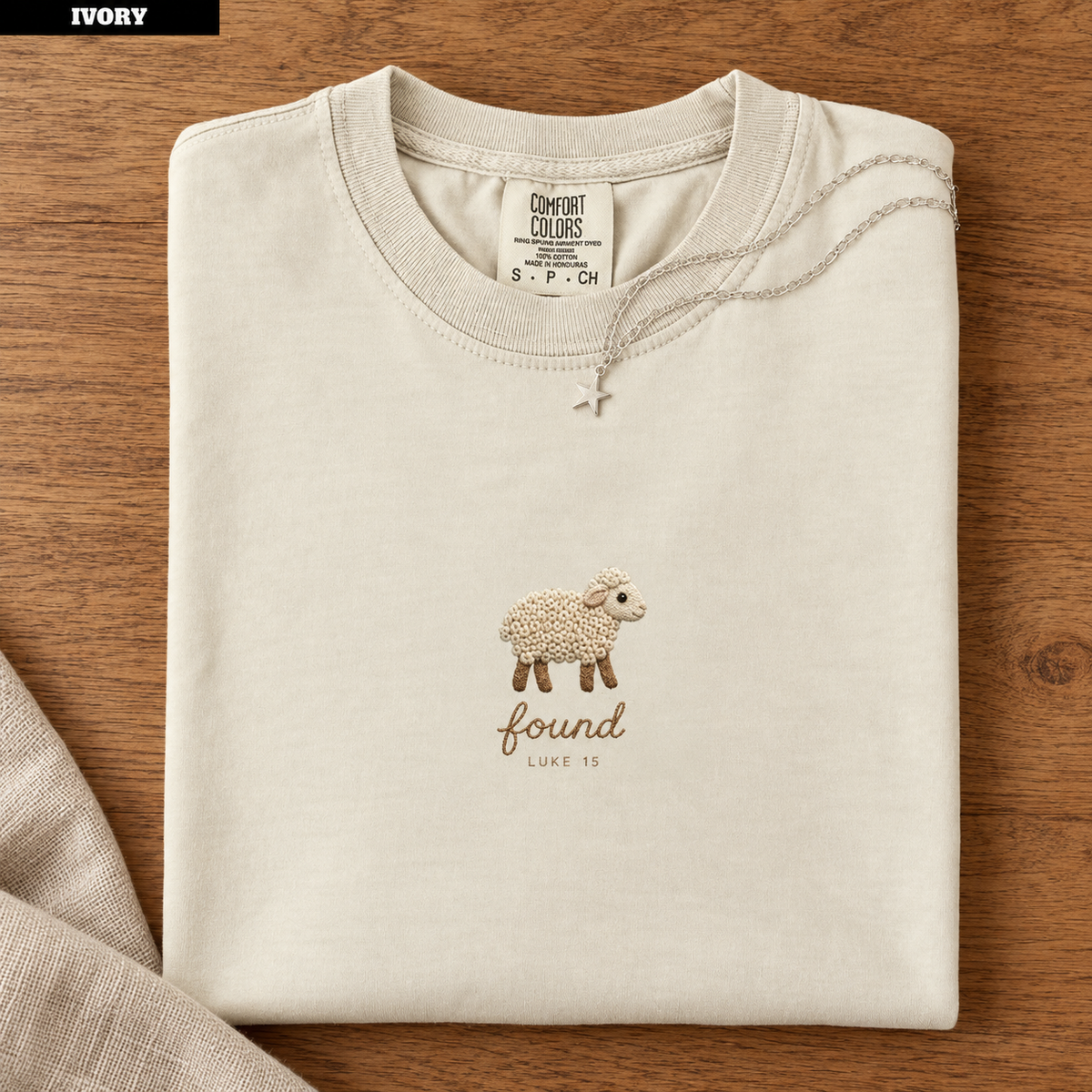 Lost Sheep Shirt Women, Minimalist Found Lamb Luke 15 Christian Tee, Faux Embroidered Keepsake, Dainty Baptism Gift For Hers 8ddf794e-766b-4b35-8c7c-90d4b4452c3b--o-thun-ng-in-h-nh-c-u-3.png